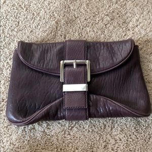 Michael Kors purple clutch